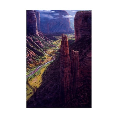 R W Hedge 'Chasm Of Dreams' Canvas Art,16x24